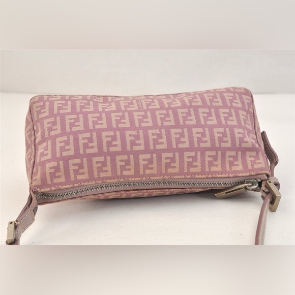 Vintage Fendi | Zucchino Mini Purple Shoulder Bag - Picture 8 of 16
